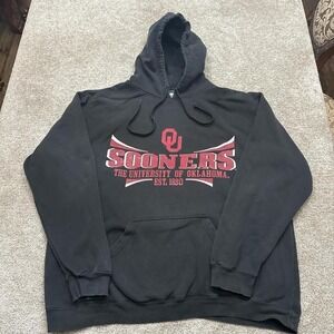 Vintage CK Productions Oklahoma Sooners Hoodie NCAA College Sweatshirt XL
